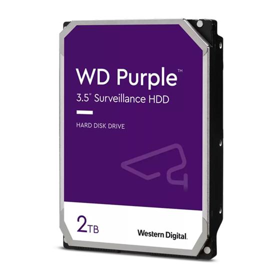 Hd 2tb Sata 3 256mb 5400rpm 3,5 Purple WD22PURZ Western Digital Menor preço em Hd 2tb Sata 3 256mb 5400rpm 3,5 Purple WD22PURZ Western Digital