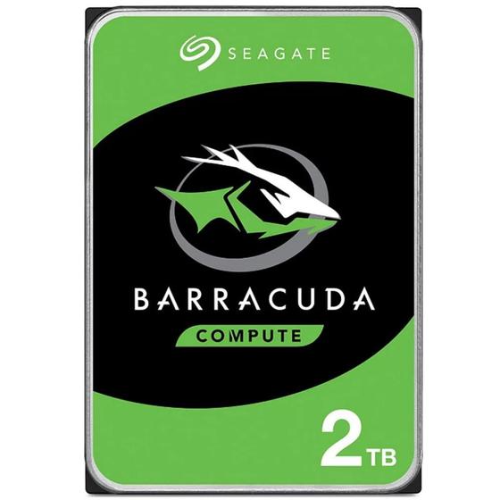 Imagem de HD 2TB SATA3 Seagate BarraCuda - ST2000DM008 (3,5pol, 6Gb/s, 7.200 RPM, 256MB Cache)