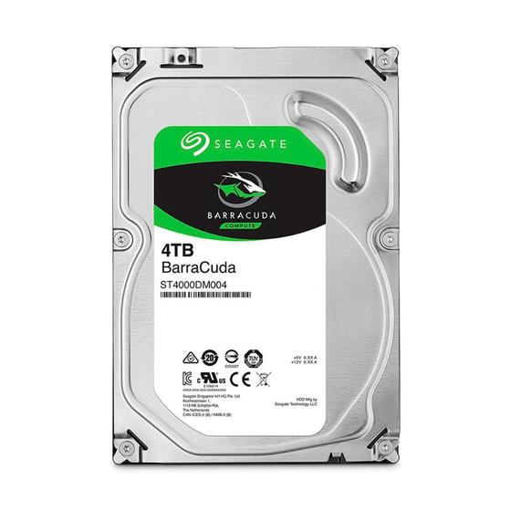 Imagem de HD 4 TB SATA 3 - 5400RPM - 256MB Cache - Seagate BarraCuda ST4000DM004 i