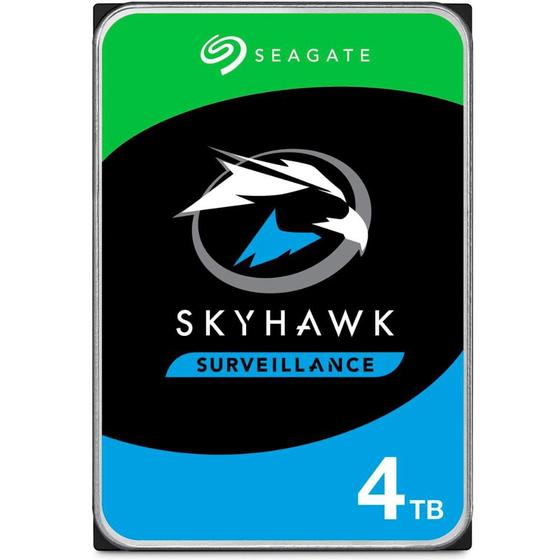 Imagem de HD 4TB SATA - 256MB Cache - Seagate SkyHawk Surveillance - ST4000VX016 - Ideal para Vigilância