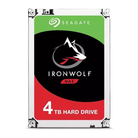 Imagem de Hd  4tb Sata 3 256mb 5400rpm 3,5 Ironwolf NAS ST4000VN006 Seagate