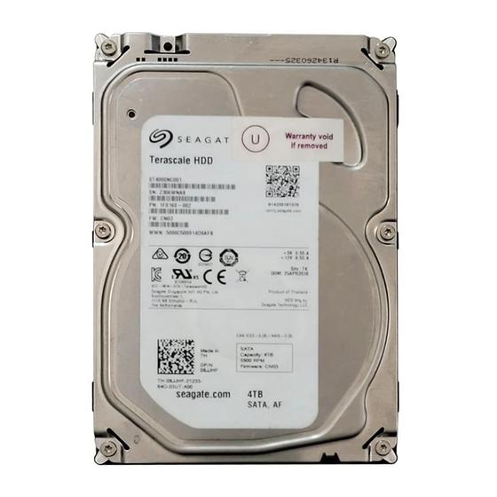 Imagem de Hd 4Tb Sata 3 64MB 5900RPM Terascale ST4000NC001 Seagate