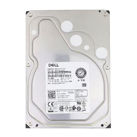 Imagem de Hd  4tb Sata 3 64mb 7200rpm 3,5 Enterprise Storage New Pull MG04ACA400NY Toshiba/Dell