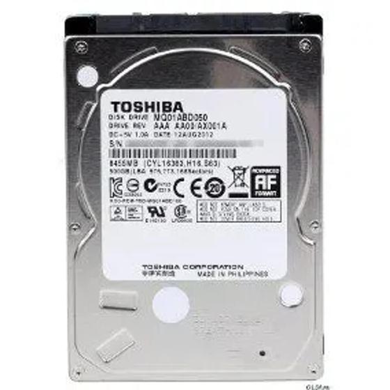 Imagem de HD 500 GB para Notebook Toshiba - 5400RPM - MQ01ABD050V / MQ01ACF050