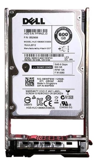 Imagem de Hd Dell 600Gb 10K 2.5 Sas Pn 8Wp8W 08Wp8W Huc106060Css600