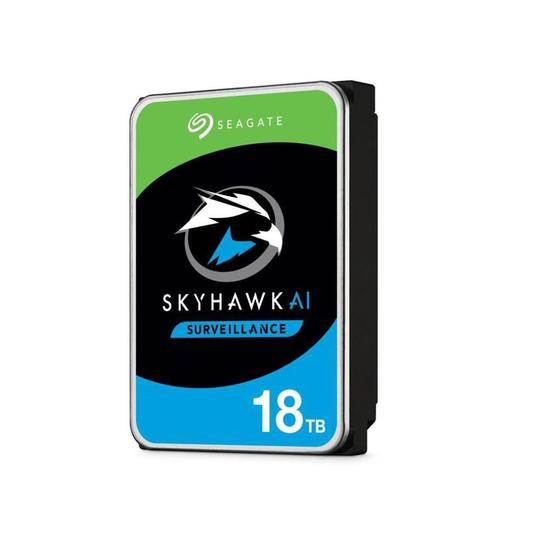 Imagem de HD Desktop Seagate Skyhawk AI Surveillance 18TB SATA6 7200RPM 256MB 3,5" - ST18000VE002