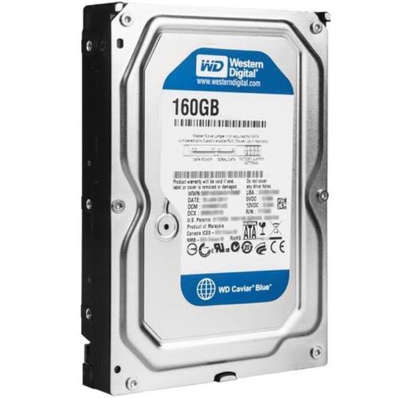 Imagem de Hd Disco Rígido Pc 160gb Sata Com Garantia + Cortesia Cabo Sata