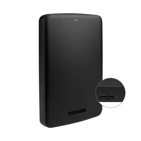 Hd Externo 1 Tb Toshiba Canvio Basics Menor preço em Hd Externo 1 Tb Toshiba Canvio Basics