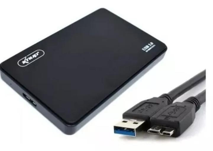 Imagem de Hd Externo 500gb Portátil de Bolso com Cabo USB 3.0 Preto