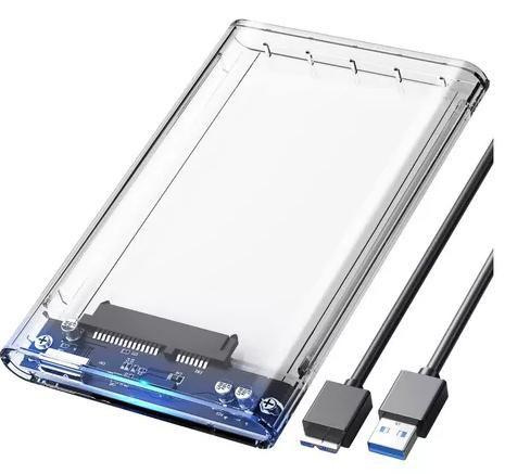 Imagem de HD Externo Portátil USB 3.0 Case Transparente Oferta 