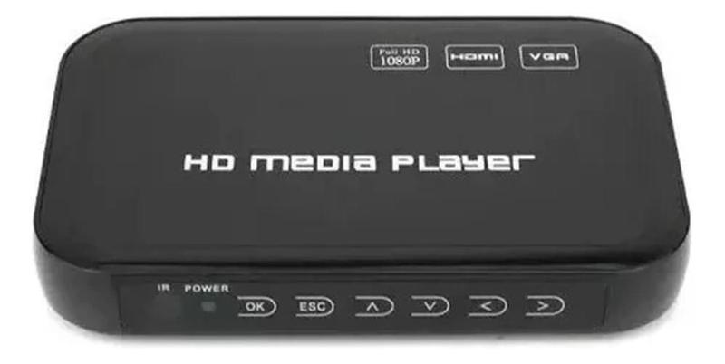 Imagem de Hd Media Player Full Hd 1080P Hdmi Rmvb Mkv Avi Divx H.264