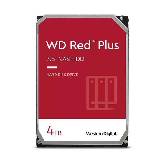 Imagem de HD NAS WD RED Plus 4TB SATA6 5400RPM 256MB 3,5" - WD40EFPX-68C6CN0