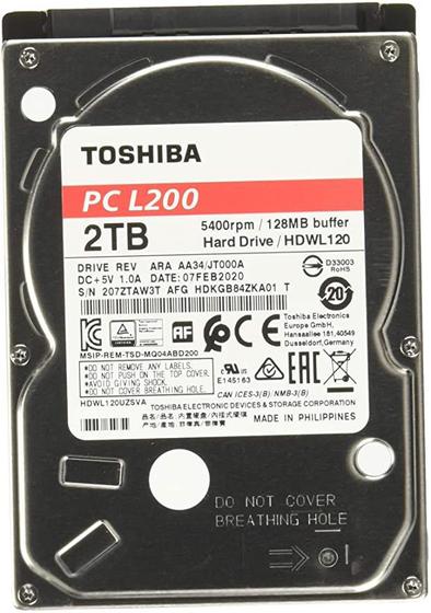 HD Para Notebook Toshiba 2TB 5400 S - HDWL120UZSVA Menor preço em HD Para Notebook Toshiba 2TB 5400 S - HDWL120UZSVA