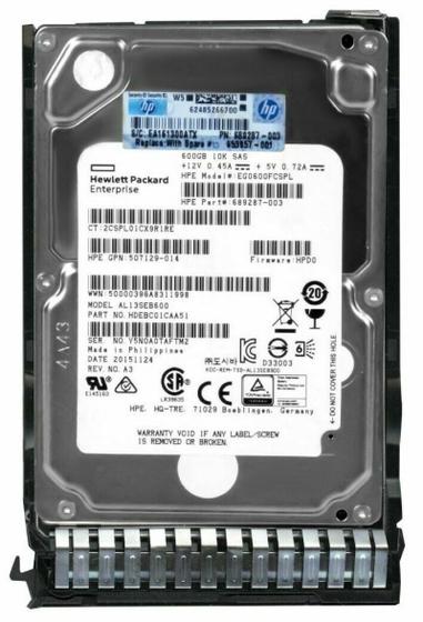 Imagem de Hd Sas 2.5  600gb Hp Eg0600fcspl 689287-003 507129-014 652566-003