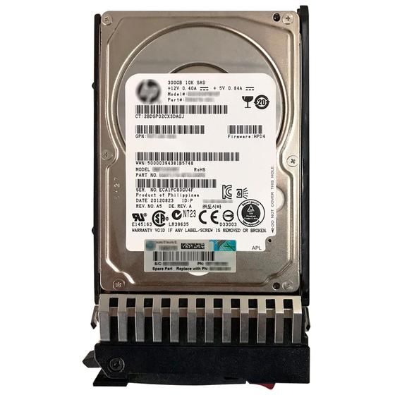 Imagem de HD SAS 300GB 10K 2.5 Compatível HP DL380 G7 Com Gaveta