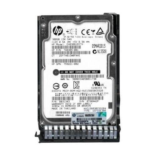 Imagem de Hd Sas Hp 2,5 300Gb Eh0300Jdyth 759221-002 15K 12Gbps