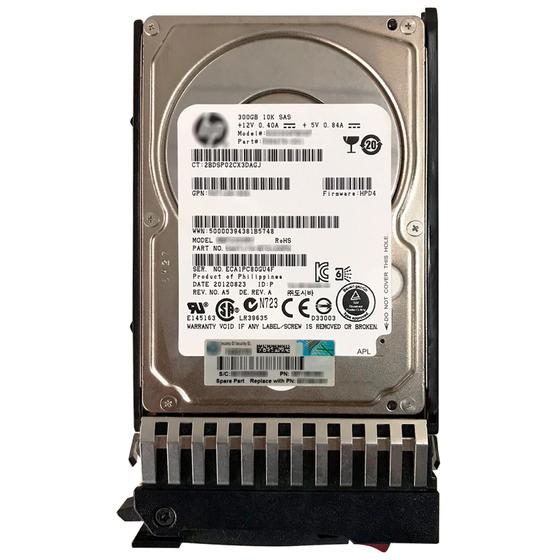 Imagem de Hd sas hp 507129-004 507284-001 507605-002 599476-001 689287-001 300gb 10k 6gb 2.5