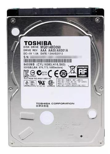 Imagem de HD SATA 500gb TOSHIBA para notebook ou desktop 