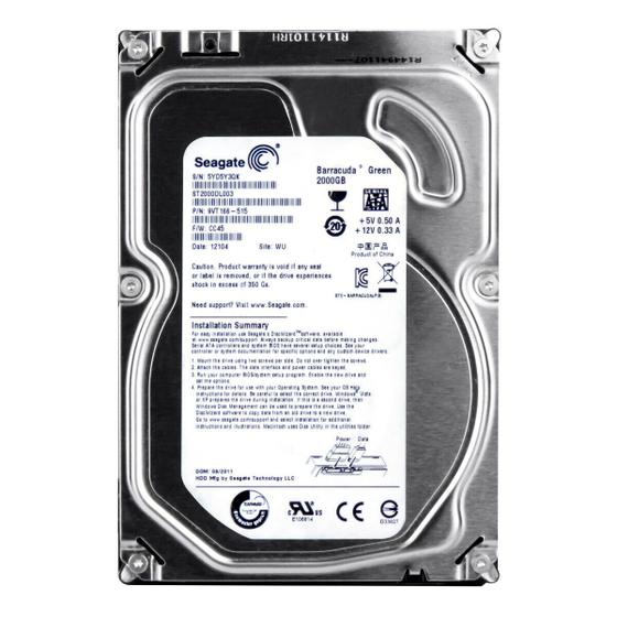 Imagem de Hd Sata Seagate ST2000DL003 2Tb para Pc-Desktop + NF