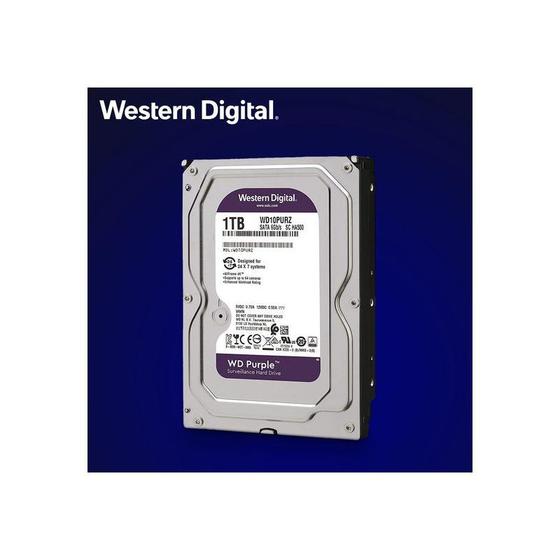 Imagem de Hd Sata3 1Tb Wd Wd10Purz Surveillance Purple