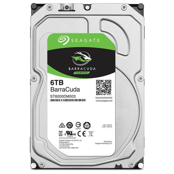 Imagem de HD Seagate 6TB Barracuda, 3.5', SATA - ST6000DM003