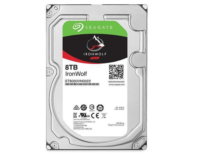 Imagem de HD Seagate Ironwolf NAS 8TB 7200RPM 256MB SATA 6GB/S - ST8000VN0022