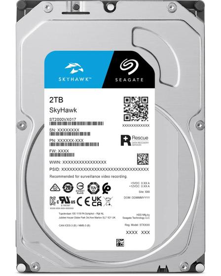 Imagem de  Hd Seagate Skyhawk 2tb Sata6 - St2000vx015