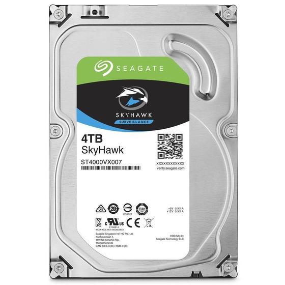 Imagem de HD Seagate Surveillance SkyHawk 4TB 3,5" SATA - ST4000VX007