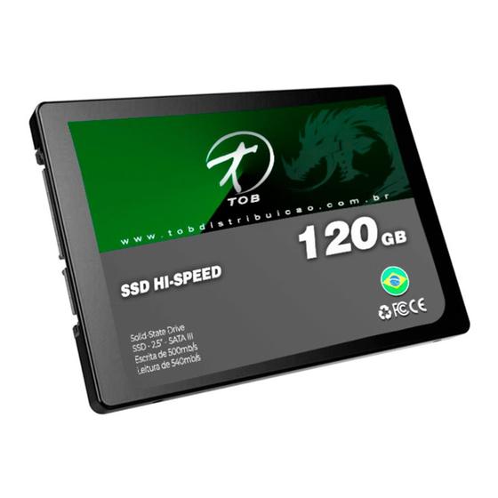 Imagem de Hd ssd 120gb tob sata iii 2.5 ssd120tob