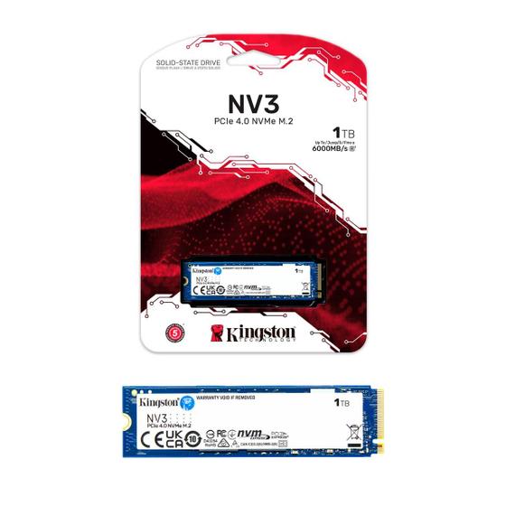Imagem de HD SSD 1TB NV3 M2 PCIE 4.0 Leitura 6000 Mbs Gravação 4000 