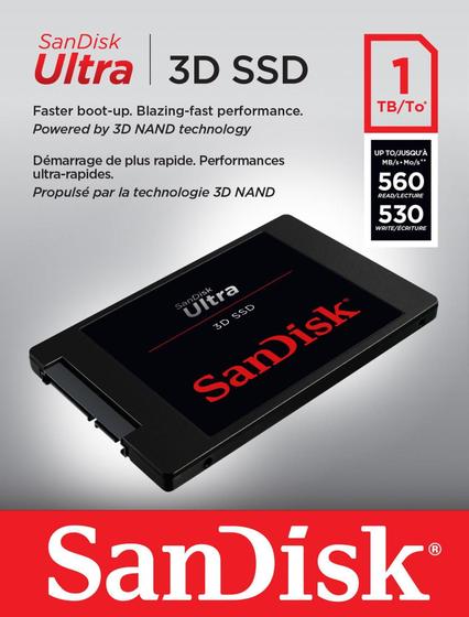 Imagem de Hd ssd 1tb sandisk ultra 3d ssd sdssdh3-1t02-g25