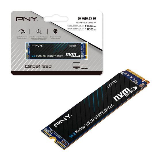 Imagem de Hd Ssd 256Gb Pny Cs1031 M.2 2280 Pcie Gen 3X4 Nvme 1.3