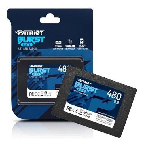 Imagem de Hd Ssd 480Gb Patriot Burst Elite