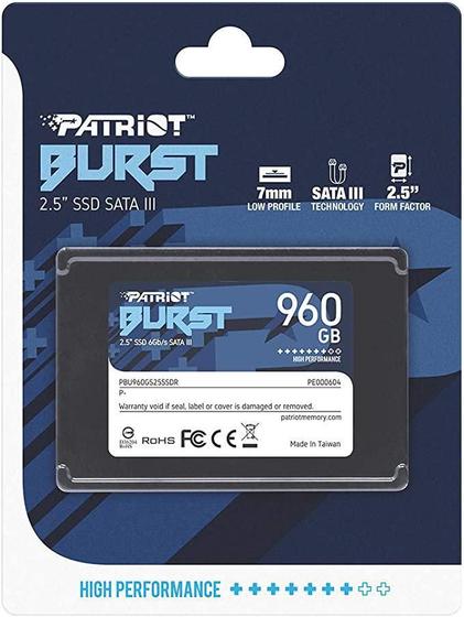 Imagem de Hd Ssd 960gb Patriot Burst