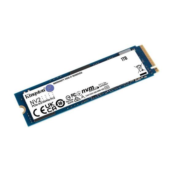 Imagem de HD SSD Kingston NV2 1TB m.2, Nvme, Leitura 3500mb/s, Gravação 2100mb/s SNV2S/1000GB