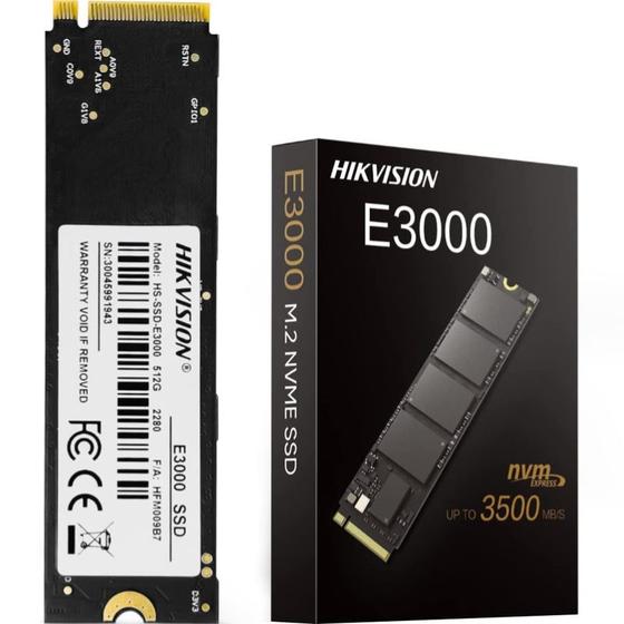 Hd Ssd M.2 Nvme Hikvision E3000 3500 2430 Placa Mãe S 512 Gb Hs 512G Menor preço em Hd Ssd M.2 Nvme Hikvision E3000 3500 2430 Placa Mãe S 512 Gb Hs 512G