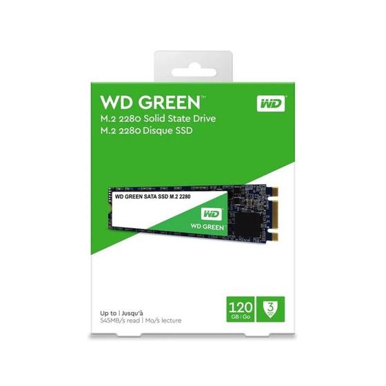 Imagem de HD SSD M2 120GB WD Green Leitura 545MB/s - WDS120G2G0B