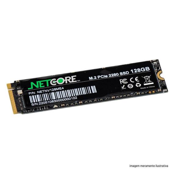 Imagem de Hd ssd nvme 128gb pcie 2280 netcore netnv128me4