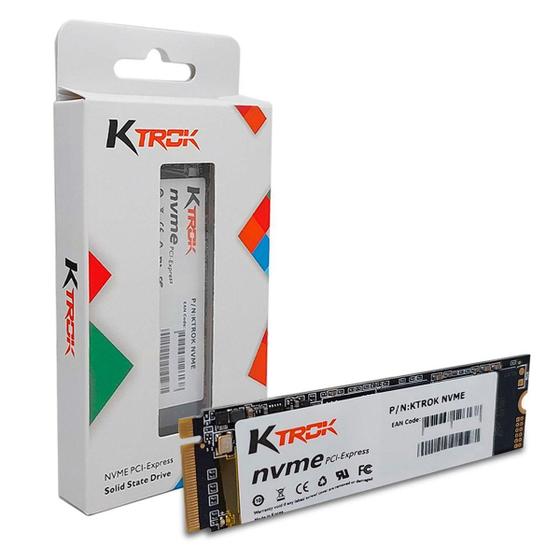 Imagem de Hd Ssd Nvme Ktrok 128Gb, M.2 2280, Leitura Até 900 Mb/S