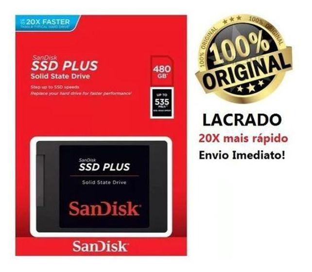 Menor preço em Hd Ssd Sandisk Plus 480Gb 535Mb/S Sata 3