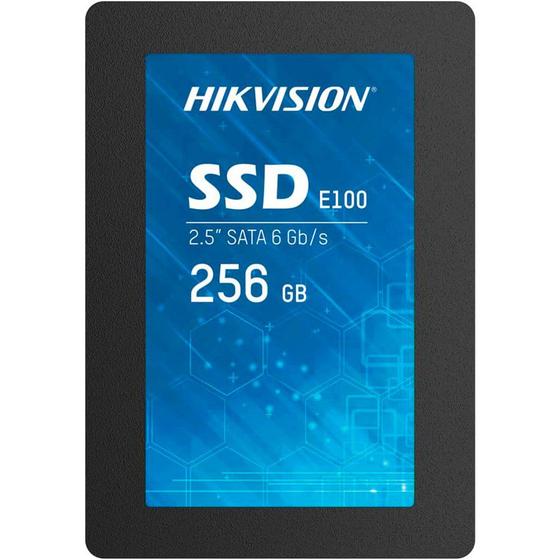 HD SSD Sata 2.5 Hikvision 256gb HS-SSD-E100/256G Menor preço em HD SSD Sata 2.5 Hikvision 256gb HS-SSD-E100/256G
