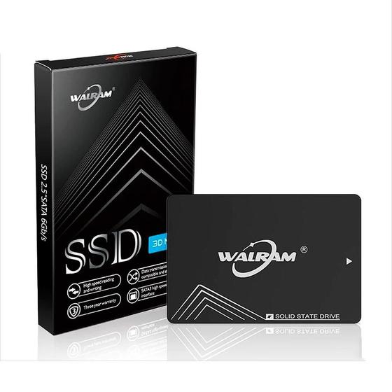 Imagem de Hd Ssd Walram 128Gb 560Mb/S De Leitura 490Mb/S De Escrita