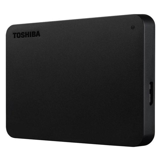Imagem de HD Toshiba Portátil Canvio Basics USB 3.0 2TB Preto - HDTB420XK3AA