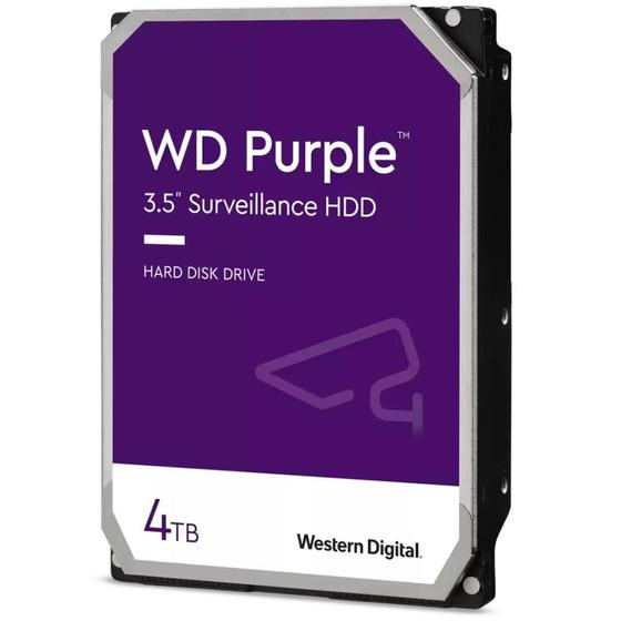 Imagem de HD WD Purple 4TB SATA3 para vigilancia, WD43PURZ, Western Digital  WESTERN DIGITAL