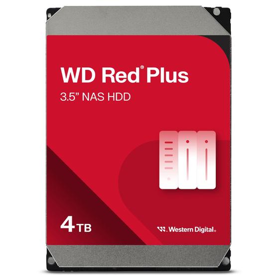 Imagem de HD Western Digital 4TB WD Red Plus NAS - 3.5"