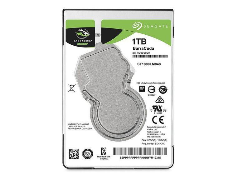 Imagem de HDD 2,5 Notebook / Desktop Seagate 2E7172-500 ST1000LM048 1 Tera  5400RPM 128MB SATA 6GB/S