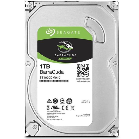 Hdd interno 1tb seagate barracuda st1000dm010 3.5'' sata 3 Menor preço em Hdd interno 1tb seagate barracuda st1000dm010 3.5'' sata 3