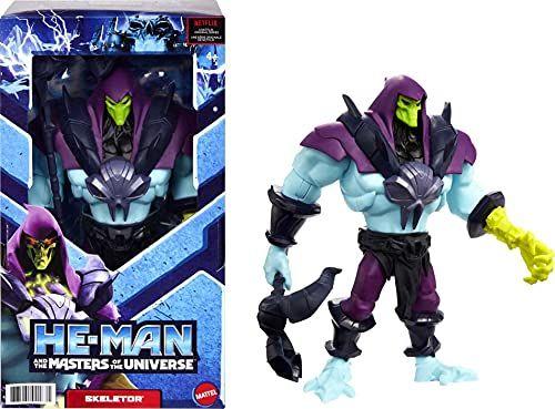 Imagem de He-Man e os Mestres do Universo Esqueleto Grande Figura Com Acessório Inspirado por MOTU Netflix Série Animada, 8.5-In Brinquedo Colecionável Para Crianças De 4 Anos Ou Mais