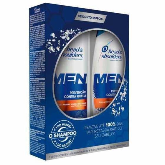 Head&Shoulders Kit Com 2 Shampoo 200ML Cada - Contra Queda Men - Head Shoulders Menor preço em Head&Shoulders Kit Com 2 Shampoo 200ML Cada - Contra Queda Men - Head Shoulders
