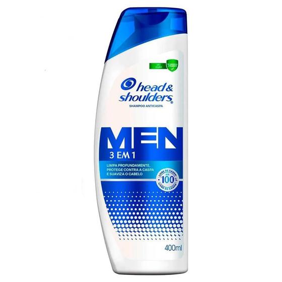 Imagem de Head & shoulders men shampoo anticaspa 3 em 1 com 400ml